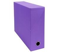 Exacompta - Ref 89329E - Iderama Collection - Transfer Box - 250 x 330 x 90mm in Size, Suitable for Holding A4 Documents, Premium Plastic-Coated Pressboard - Random Colour