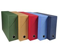 Exacompta Transfer File 89520E A4 Assorted Cardboard 255 (H) x 340 (D) x 90 (W) mm Pack of 5