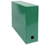 Exacompta - Ref 89933E - Iderama Collection - Transfer Box - 250 x 330 x 90mm in Size, Suitable for Holding A4 Documents, Premium Plastic-Coated Pressboard - Dark Green