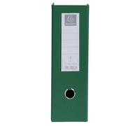 Exacompta - Ref 90163E Magazine File Extra Strong Cardboard Plastic Coated Flat Packed Spine 10 cm 25 x 31 cm for DIN A4 Dark Green (Pack of 10)