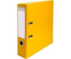 Exacompta - Ref. 918404B - Box of 20 A4 lever arch files - Spine 80 mm - Mechanical 80 mm - External dimensions: 32 x 29 x 8 cm - Format to file A4 - Colour: Yellow