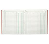 Exacompta - Ref 930E - Revenue & Expenditure Record Book (80 Pages) - 210 x 190mm in Size, 110gsm Lightly Tinted Paper, Glossy Card Cover, FSC-Certified