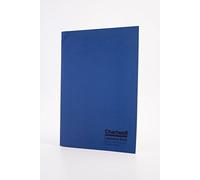 Exacompta - Ref A4-642CZ - Chartwell - Softcover Laboratory Technical Note Book, A4 297 x 210mm, 2mm/10mm/20mm Quadrille Grid Square Ruling, 80 pages 70gsm Paper - Blue