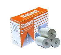 Exacompta - Ref DPROLLZ - Chartwell - Digital Tachograph Thermal Rolls, 57mm x 8m, Fits All Available Digital Tachographs, EC 1791/2006 Compliant, Pack of 3
