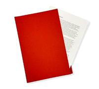 Exacompta - Ref FS250-REDZ - Guildhall - Pack of 100 - Square Cut Folders, 250gsm Medium Weight Manilla, 349 x 242mm, A4 & Foolscap, Approx. 100 Sheets, Blue Angel Certified - Red
