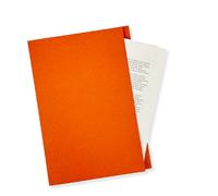 Exacompta - Ref FS315-ORGZ - Guildhall - Square Cut Folder, 35 x 24.2cm, 315gsm Premium Heavyweight Manilla, Holds A4 & Foolscap Documents, Blue Angel Certified - Orange, Pack of 100