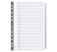 Exacompta Index 1-31 A4 160gsm Card White with White Mylar Tabs