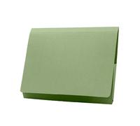 Guildhall Pocket Wallet PW3-GRNZ A4, Foolscap Flap Manilla Landscape 38 (W) x 27 (D) x 14 (H) cm Green Pack of 50