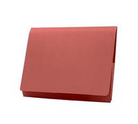 Exacompta - Ref PW3-REDZ - Guildhall - Pocket Wallet, 14x10" / 350 x 242mm, 315gsm Heavyweight Premium Quality Manilla, A4 & Foolscap, Blue Angel Certified - Red, Pack of 50