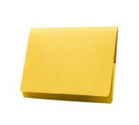 Exacompta - Ref PW3-YLWZ - Guildhall - Pocket Wallet, 14x10" / 35 x 24.2cm, 315gsm Premium Quality Heavyweight Manilla, Suitable for A4 & Foolscap Documents - Yellow, Pack of 50