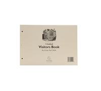 Exacompta - Ref T40/RZ - Guildhall - Loose-Leaf Visitors Book 50 Refill Sheets, A4 210 x 297mm, 18 Entries Per Page, Compatible with T40Z - Date, Time, Badge, Name, Company, Car Reg., White