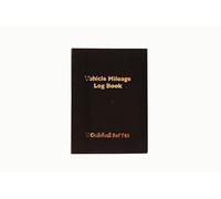 Exacompta Mileage Log Book Guildhall T43 - 60 pages, 14 entries per page, Black Vinyl, 149x104mm