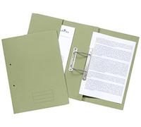Exacompta - Ref TPFM-GRNZ - Pocket Spiral File, 285gsm Medium Weight Premium Manilla, 350 x 242mm, A4 & Foolscap, Right Hand Pocket, Blue Angel Certified - Green, Pack 25