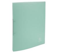 Exacompta - Reference. 54173E 1 Flexible PP (Polypropylene) Chromaline Binder, 2 Round Rings with a 15 mm Diameter, 20 mm Spine, External Dimensions: 32 x 25 cm, DIN A4 Filing Format, Colour: Green.