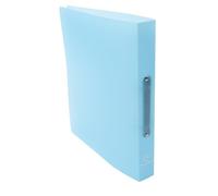 Exacompta - Reference. 54972E Pack of 5 Semi-Rigid PP (Polypropylene) Chromaline Binders, 2 Round Rings with a 30 mm Diameter, 40 mm Spine, External Dimensions: 32 x 25 cm, DIN A4 Filing Format,