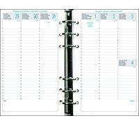 Exacompta Refill Exatime 17 - 18272E - the week on 2 Pages with a vertical grid - September 2024 to December 2025 - 10.5 x 17.2 cm