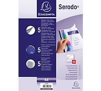 Exacompta Report Cover with Binding Rod 42843E Blue 21 x 29.7 cm Pack of 5