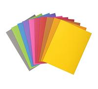 Exacompta Rocks Square Cut Folders, 24x32cm, 210g, Assorted Colours (10 Pack)