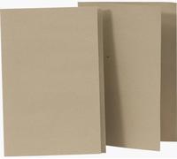 Exacompta Kraft liner Square Cut Folder, 170gsm, Foolscap - Buff, Pack of 100