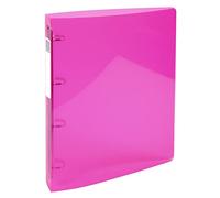 Exacompta - Ref. 51774E - Iderama semi-rigid PP binder - 4 round rings, diameter 30 mm - Spine 40 mm - External dimensions: 32 x 26.8 cm - A4 Maxi file format - Colour: pink