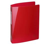 Exacompta - Ref. 51770E - Iderama semi-rigid PP binder - 4 round rings, diameter 30 mm - Spine 40 mm - External dimensions: 32 x 26.8 cm - Format to file A4 Maxi - 10 random colors