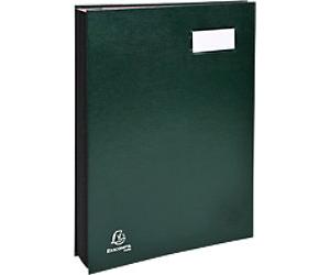 Exacompta Signature Book A4 Green 24123E 24 (W) x 1.7 (D) x 32.7 (H) cm