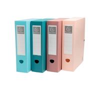 Exacompta Skandi Recycled Filing Box 80mm Spine A4 Assorted (Pack 6)