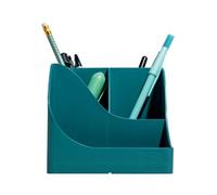 Exacompta Skandi Pen-Wave Desk Organiser 5 Compartments PS (Polystyrene) Pacific Blue