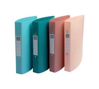 Exacompta Skandi 30 mm Ring Binder PP (Polypropylene) A4 Maxi 2 ring Assorted 54470E Pack of 4