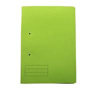 Exacompta Spiral File Foolscap 300 gsm Green Pack of 25