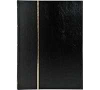 Exacompta Stamp Collection Album Casebound 22.5 x 30.5 cm Black 64 Pages