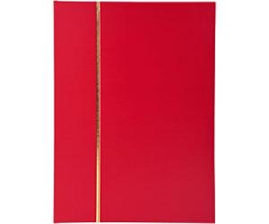 Exacompta Stamp Collection Album Casebound 22.5 x 30.5 cm Red 48 Pages