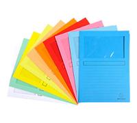 Exacompta Super Folder 50450E A4 Cardboard 22 (W) x 31 (H) cm Assorted Pack of 100
