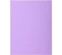 Exacompta Super Square Cut Folder A4 Lilac Cardboard 160 gsm Pack of 500