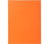 Exacompta Super Square Cut Folder A4 Orange Cardboard 160 gsm Pack of 500