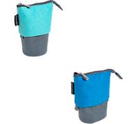 Exacompta Teksto Pencil Case 8.5 x 13 x 17 cm Multicolour 52650E Pack of 6