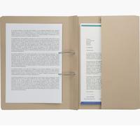 Pocket Spiral Files 285gsm Foolscap Buff (25 Pack)