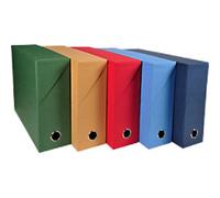 Exacompta Transfer File 89520E A4 Assorted Cardboard 255 (H) x 340 (D) x 90 (W) mm Pack of 5