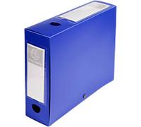 Exacompta Transfer Files 59832E A4 Blue Polypropylene 2.5 x 24 x 3.3 cm Pack of 10
