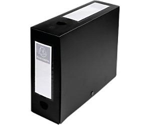 Exacompta Transfer Files 59931E A4 Black Polypropylene 2.5 x 3.3 cm Pack of 10