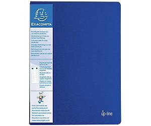 Exacompta Up line Presentation Display Book A4 Blue 40 Pockets