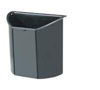 Exacompta - Ref 43142D - Topline Rectangular Eco-Insert for Waste Paper Bin - 222 x 111 x 195mm in Size, 2L Capacity, Enables Bin to be Sorted - Anthracite Grey