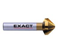 Exact 05546 Countersink, Drill Accessories, Diameter 6.3 mm, 90°, HSS, TiN Coating, DIN 335C