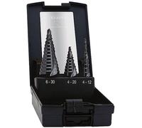 Exact 07024 HSS TiALN Step Drill With Spiral Flute 4-12/4-20/6-30mm