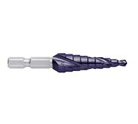 Exact 8021 Step Drill Bit 4-12 mm HSS TiAlN Coating