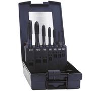 Exact CNC Tap Set Metric 7-Piece Right Hand Cutting HSS-E DIN 371 42305
