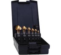 Exact 05567 HSS TiN Countersink 90° DIN 335 C 6.3-20.5mm Set Of 6