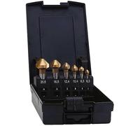 Exact HSS TiN Countersink 90° DIN 335 C 6.3-25.0mm Set Of 5 05568