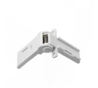 Exact Replacement Fridge Freezer Compartment Door Hinge, White Plastic, Compatible with Dometic RM 6-8, RGE 2100 Caravan RV, Part 2412125011