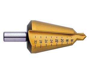 Exact Sheet Metal Peeling Drill Bit Size 1 HSS TiN Coating
